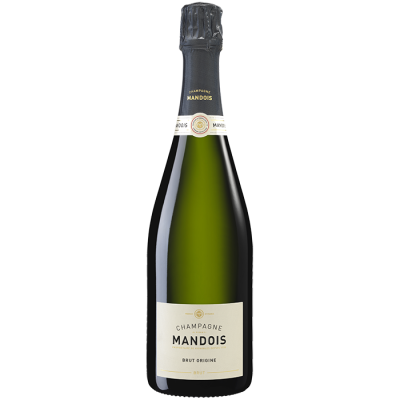 Photograph of a bottle of the Champagne Mandois Brut Origine